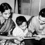 Guru Dutt With His Wife and Sons