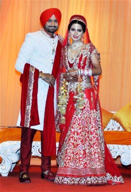 Harbhajan Singh And Geeta Basra