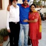 Jashan Singh Kohli with his parents