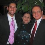 Jeffrey Iqbal with his parents