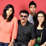 Kalyani Priyadarshan with her family