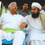 Lalu Prasad Yadav with duplicate Osama bin Laden