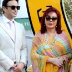 Ness Wadia with his mother Maureen Wadia