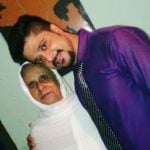 Noor with his mother