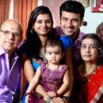 Ramesh Pisharody with his parents, wife, and daughter