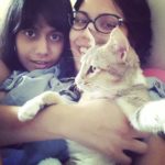 Sanya Sagar, a cat lover