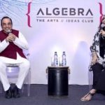 Shoma Chaudhury With Subramanian Swamy At Algebra Shoot