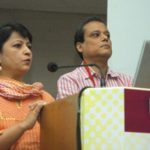 Sucheta Dalal With His Husband Debashis Basu At A Seminar