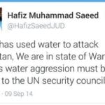 Tweet Of Hafiz Saeed