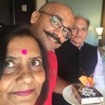 Vijay Vikram Singh with parents