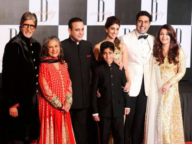 Amitabh Bachchan With Family