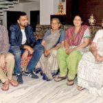 Aniket Choudhary with his parents and grandmothers