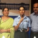 Avani Chaturvedi With Her Parents