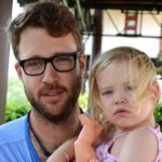 Captain Daniel Vettori With His Daughter Elle 