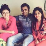 Garima Parihar with her brother and sister