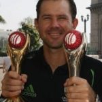 Ricky Ponting With Trophies