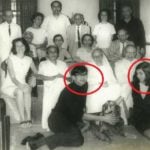 K M Nanavati Family With His Son and Daughter at the Front Row