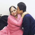 Manjot Kalra With His Mother
