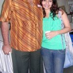 Monaz Mevawala with her father
