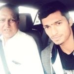 Navdeep Saini with his father Amarjeet Singh Saini