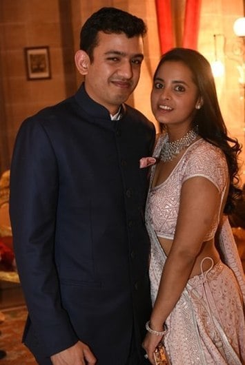 Neeshal Modi With His Wife
