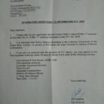 RTI response from the Indian Navy