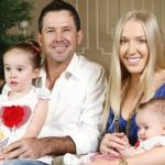 Ricky Ponting With His Wife And Kids