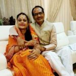Shivraj Singh Chouhan with his wife
