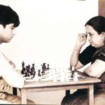 Viswanathan Anand Playing Chess With His Mother Susila