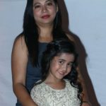 Aakriti Sharma with her mother