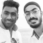 Anureet Singh With Cricketer Parvinder Awana