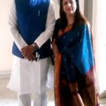 Biplab Kumar Deb with his wife Niti Deb