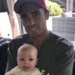 Brya Fahy husband Tim Southee and their Daughter