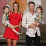Candice Warner with her husband and children