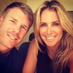 David Warner with his wife