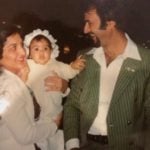 Dimple Sharma with her parents