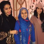 Firoza Khan with her mother and sister
