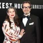 Gary Oldman With His Wife Gisèle Schmidt