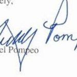 Mike Pompeo Signature
