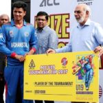 Mujeeb Zadran-Player of the ACC U19 Youth Asia Cup 2017 tournament