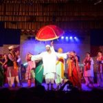 Mukul Nag playing Sai Baba in a thetre play