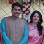 Palki S Upadhyay With Her Husband Sanket