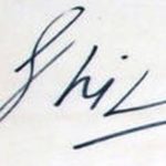 Shikhar Dhawan signature