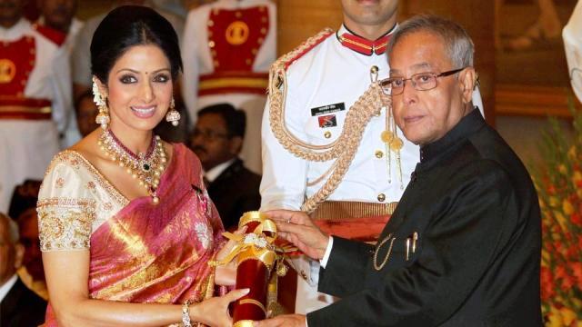 Sridevi Awarded Padmashree