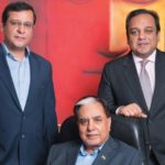 Subhash Chandra With His Sons Amit (Left) And Punit (Right)