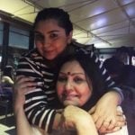 Vidya Sinha with her daughter