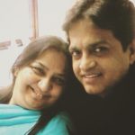 Vivek Shauq with his wife