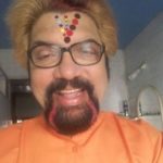 Anil Thatte- art on his forehead