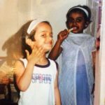 Devisha Shetty childhood pic with her sister