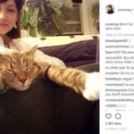 Joss Fong With Her Cat Karl